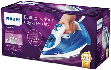 Philips PowerLife Steam Iron GC2990 26 box packed