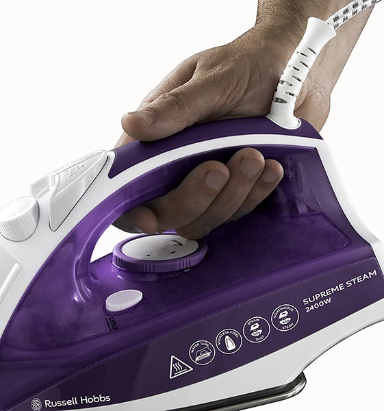 Russell Hobbs Supreme Steam Traditional Iron 23060 holding