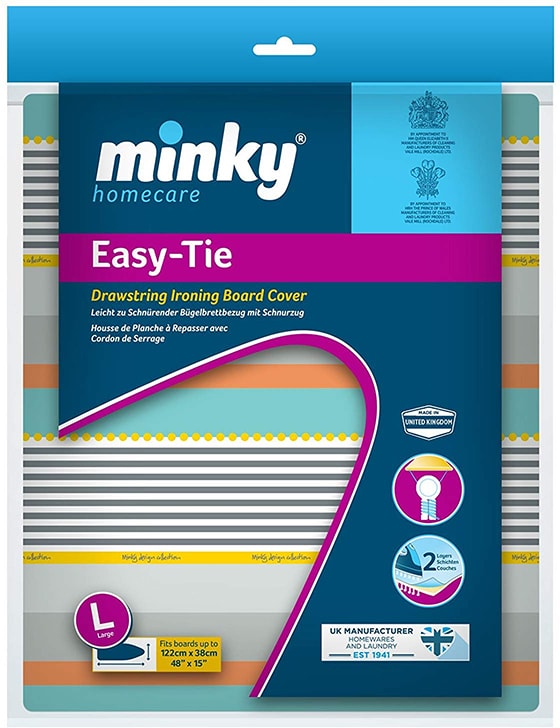 Minky Easy-tie Drawstring Ironing Board Cover main image-min