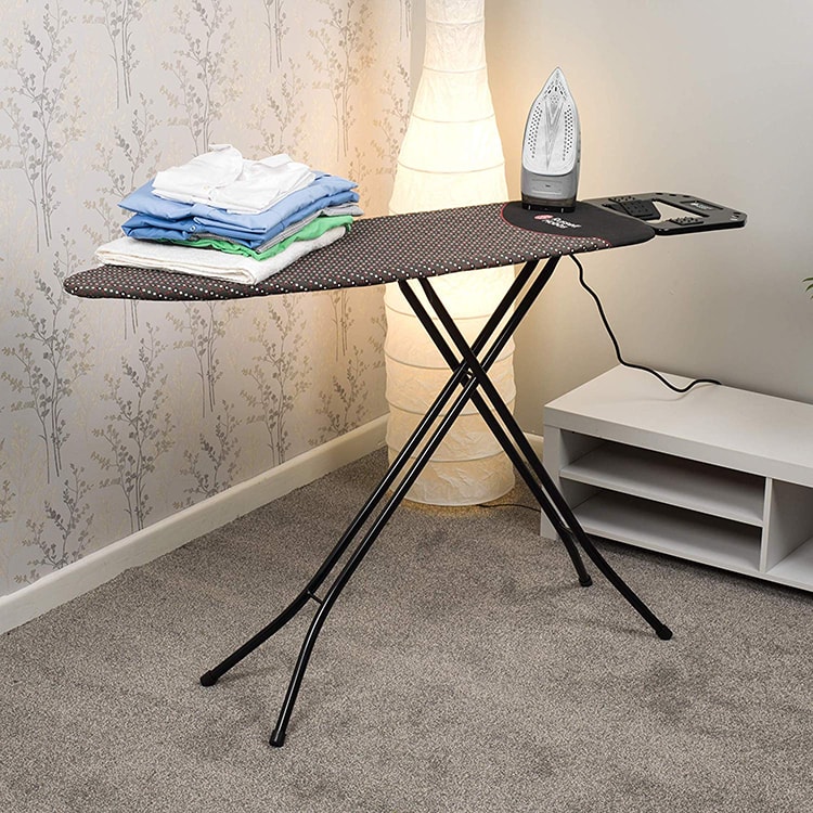 Russell Hobbs LA043153BLK Adjustable Ironing Board showing off-min