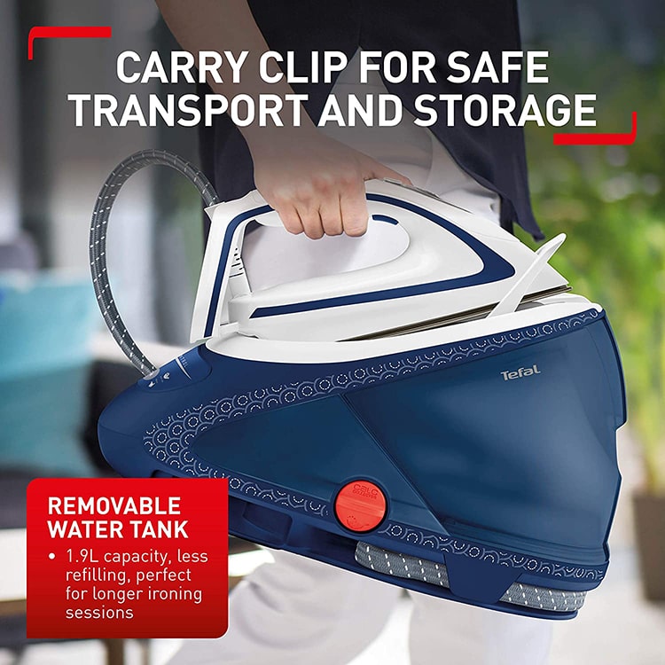 Tefal GV9580 Pro Express Ultimate carry clip for safe storage and transfer-min