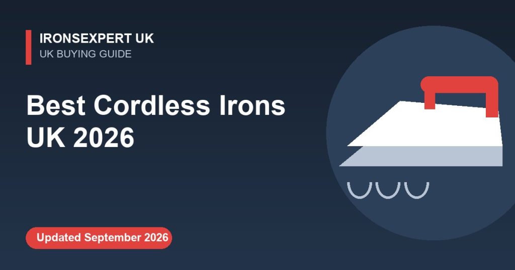 Best Cordless Irons UK 2026 – IronsExpert UK guide illustration