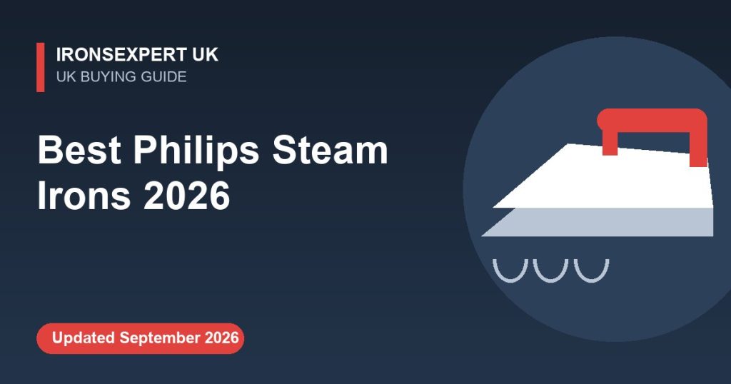 Best Philips Steam Irons 2026 – IronsExpert UK guide illustration