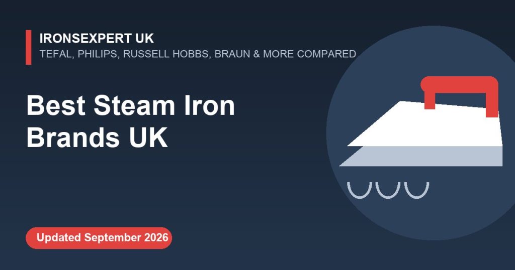Best steam iron brands UK 2026