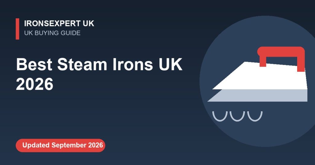 Best Steam Irons UK 2026 – IronsExpert UK guide illustration