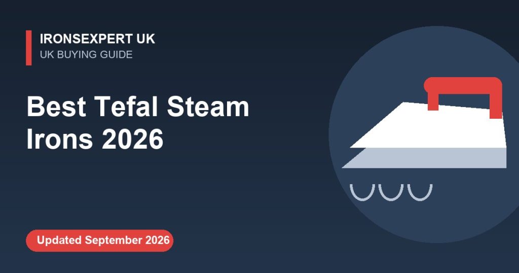 Best Tefal Steam Irons 2026 – IronsExpert UK guide illustration