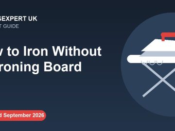 How to Iron Without an Ironing Board – IronsExpert UK guide illustration