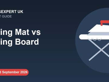 Ironing Mat vs Ironing Board – IronsExpert UK guide illustration