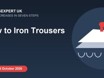 How to iron trousers