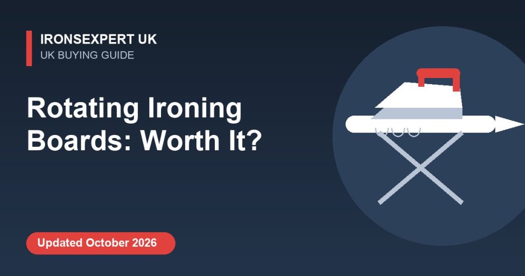 Rotating Ironing Boards UK – IronsExpert guide illustration